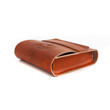 Case guitar strings - String Box - Pouch - Cognac